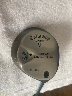 Damas Callaway Great Big Bertha Titanium Divine 9 Madera Stock Grafito R/H 40.5” Foto 1 de 4