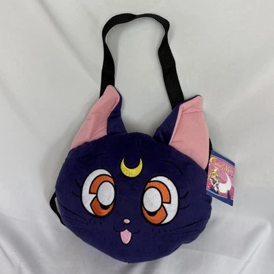 NEW! Sailor Moon LUNA Crossbody Bag -Pillow Plush - Image 1 of 4
