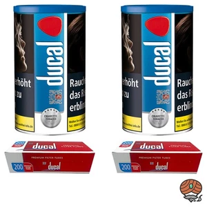 Ducal Blue/Blau Zigarettentabak Dose 2x 168g, 400 Ducal Hülsen - Bild 1 von 3