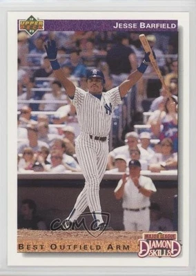 1992 Upper Deck Factory Set Gold Hologram Jesse Barfield #644 - Image 1 of 2