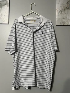 Polo Ralph Lauren Men’s Polo Shirt XL Black White Blue - Picture 1 of 4