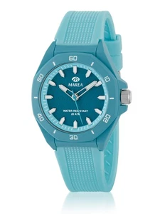 Marea Waterproof Watch Light Blue Color Women Silicone B35379/1 - Picture 1 of 1