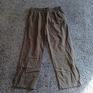 Pantalones para mujer XL con cordón holgados cintura elástica marrón - Imagen 1 de 4