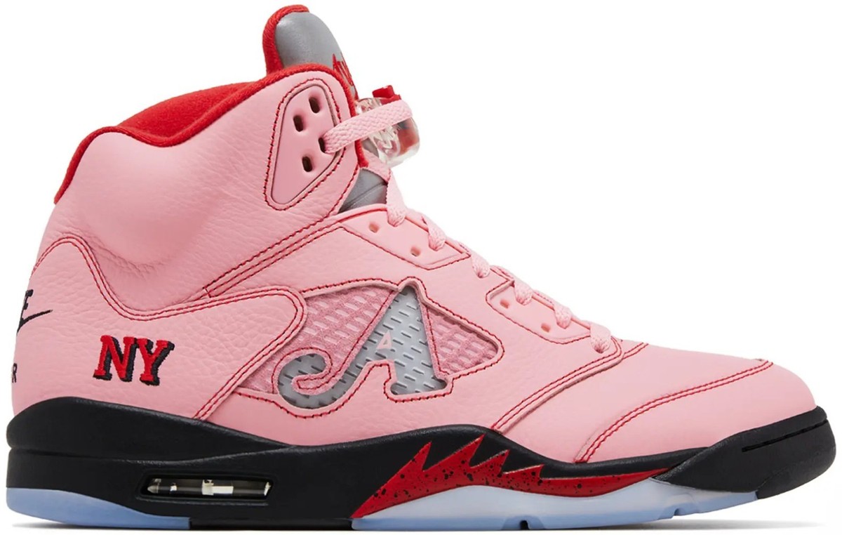 Size 11 - Awake NY x Air Jordan 5 Retro Boro - Arctic Pink for