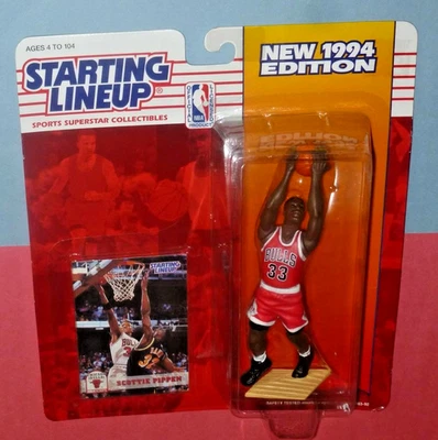 Scottie Pippen 1994 Chicago Bulls alineación inicial último baile Foto 1 de 3