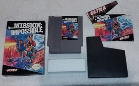 Mission Impossible (Nintendo NES, 1990) Video Game CiB OEM Box