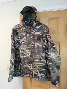 Under Armour Storm Ridge Reaper Jacket Forest Camo Mens Large Full Zip Hooded - Picture 1 of 24