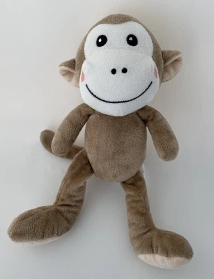 🌟EXCELLENT ÉTAT Doudou peluche Singe Arthur et Lola Marron - Photo 1/3