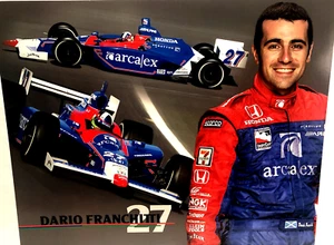 2004 IRL DARIO FRANCHITTI #27 HONDA ARCA/EX RACING INDY CAR POSTCARD - Picture 1 of 2