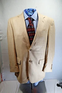 Jos A Bank Mens 40R Silk 2 Button Blazer Sport Coat Jacket Casual Business - Picture 1 of 11
