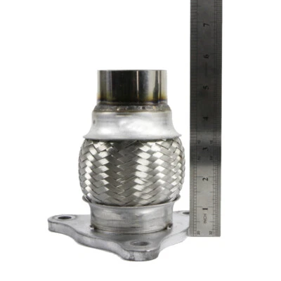 Semi Direct Fit Exhaust Flange Repair Flex Pipe Replacement Kit w/ Gasket - Image 1 of 3