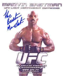 Marvin Eastman Autographed UFC Color 8x10 - Picture 1 of 1