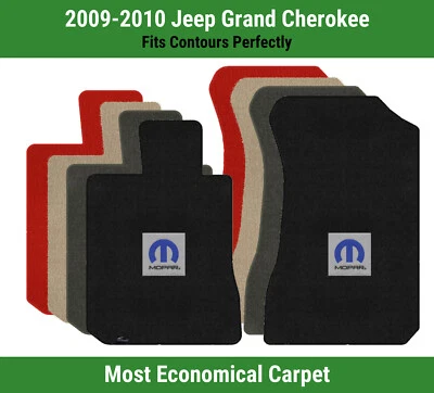 Alfombrillas delanteras Lloyd Velourtex para Jeep Grand Cherokee '09-10 con azul M-Mopar Foto 1 de 4
