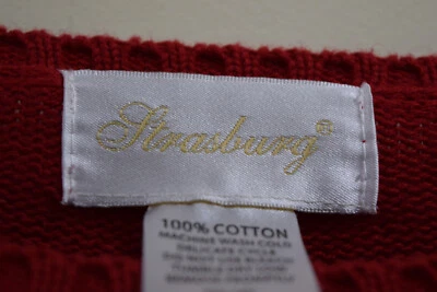 Strasburg BOYS 12/14 Red Green White Christmas Holiday Sweater H317 - Image 1 of 4