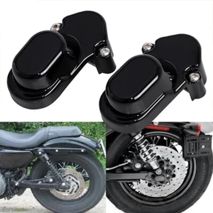 2 piezas apto para Harley Sportster 883 1200 XL883C XL883L cubierta del eje trasero tuerca tapa perno - Imagen 1 de 9