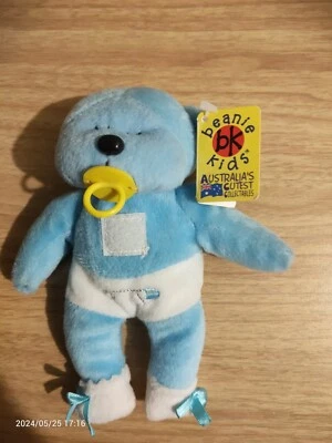 Beanie Kid . Wriggle The Twin Bear. Missing Blanket. Collectable. - image 1 of 4