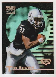 Tarjeta insertada Zenith 1997 prueba de artista Tim Brown #47 - Imagen 1 de 2