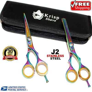 Professional Salon Hair Cutting Thinning Scissors Barber Shears Hairdressing Set - Picture 1 of 5