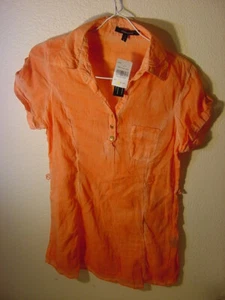 NWT - NEW LOOK SHIRT TREATED NATURAL - WOMEN'S SIZE MEDIUM  - Picture 1 of 5