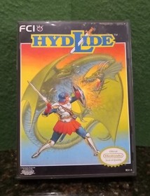 Hydlide Nintendo NES Authentic Game Cartridge Case & Inserts - Tested