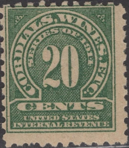 US #RE12 20c. Revenue CORDIALS WINES Ser.1914 MNH OG VF - Picture 1 of 1