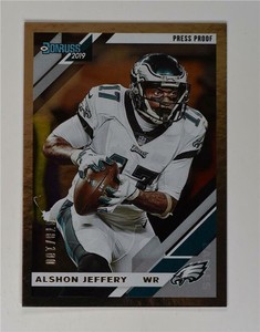2019 Donruss Silver Press Proof #204 Alshon Jeffery /100