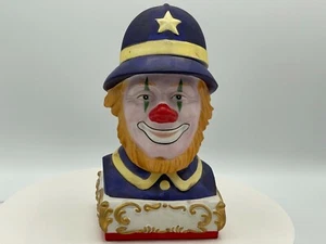 Porcelana Rara Vintage Ezra Brooks ""No. "Busto de payaso de policía" de Four Keystone Cop - Imagen 1 de 5