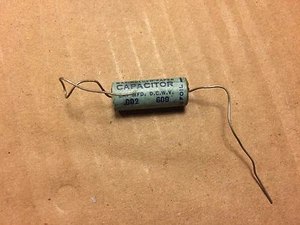 NOS Vintage Solar Sealdtite .002 uf 600v Capacitor Treble Bleed TESTED (3 avail) - Picture 1 of 8