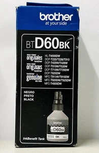 New Genuine Brother BTD60BK Black Ink Tank Box HL-T4000DW In Retail Box EXP 2027 - Bild 1 von 2