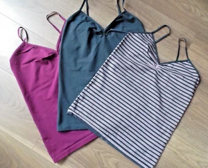 3 Vests Purple, Grey & Stripe Size 10/12 See measurements - Picture 1 of 2