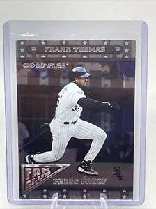 1997 Donruss #157 Frank Thomas Press Proof Parallel Foil Fan Club HOF /1500 NM - Picture 1 of 3