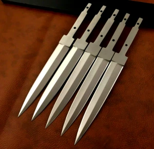 Jayger Handgefertigtes High Carbon Stahl Jagdmesser Rohling Klinge - 5 x Klingen - Bild 1 von 4