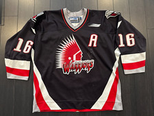 Bauer Shawn Limpright Moose Jaw Warriors Signed Game Worn Used CHL Jersey
