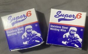 2 Reels Super 6, 0.8mm 316L stainless Steel Mig Welding Wire