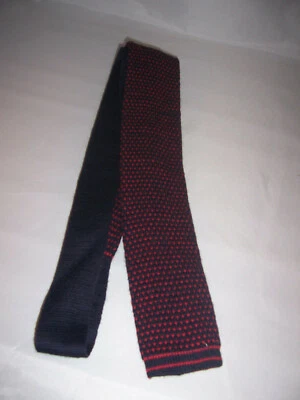 Corbata Calcetín Doble Punto Lunares en Varios Colores 100% Lana Hecho en EE. UU. NUEVO Foto 1 de 4