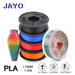 JAYO 3D Printer Filament PLA 1.75mm 1.1KG With Spool PLA Filament - Picture 1 of 37