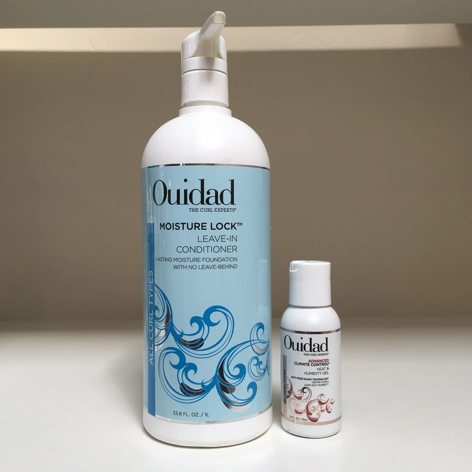 Acondicionador sin enjuague Ouidad Moisture Lock + Mini gel de calor y humedad GRATIS - ¡NUEVO! Foto 1 de 1