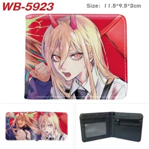 Chainsaw Man Anime Manga PU Geldbörse Geldbeutel Wallet 11.5x9.5x2cm Schwarz - Picture 1 of 4
