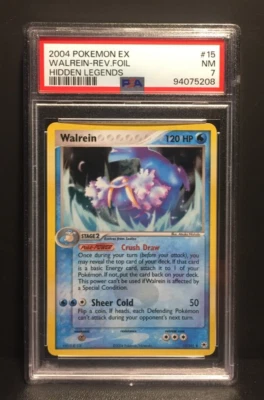 2004 Walrein Reverse Holo | Ex Hidden Legends | PSA 7 Near Mint | Walraisa - Bild 1 von 4