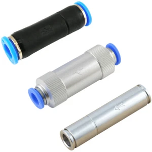 IQS Valvole di non ritorno pneumatiche aria compressa valvole di intercettazione connettore - Foto 1 di 2