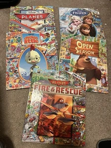 Posten 5 Hardcover Look Fund Bücher. Disney Frozen, Flugzeuge, Open Season, Huhn Li - Bild 1 von 1
