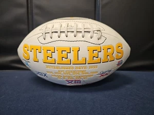 Antonio Brown AB # 84 Pittsburgh Steelers Autogramm Logo Football SUPER BOWL - Bild 1 von 4
