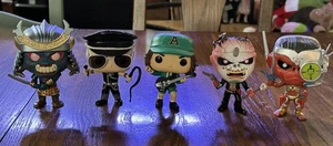 Lot Of 5 Heavy Metal Funko Pop Figures Judas Priest, Iron Maiden, AC/DC - Picture 1 of 12