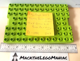 Lego Duplo 10553 12x8 Green Lid Base Part Only Toddler Build and Play Cubes