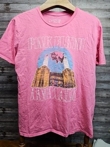 Pink Floyd Animals Men's Large T-shirt Liquid Blue Pink Short Sleeve Cotton Pig - Picture 1 of 7