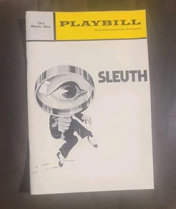 SLEUTH, PLAYBILL, JANUARY 1971, THE MUSIC BOX - Picture 1 of 7