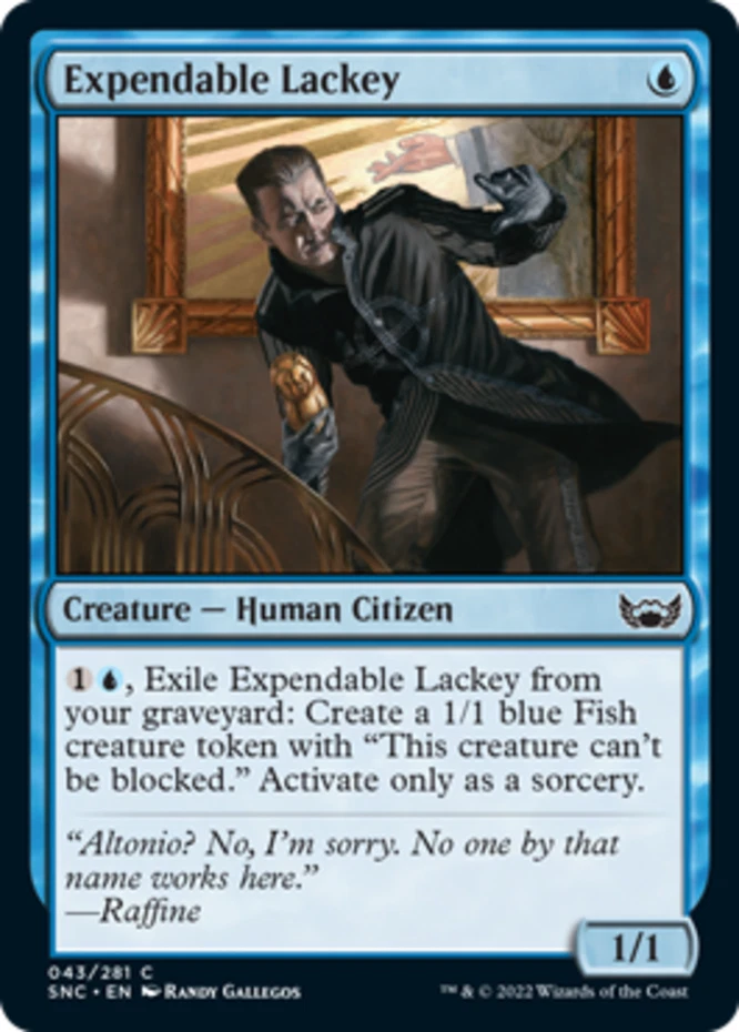 x1 Expendable Lackey - Streets of New Capenna - NM - MTG - Image 1 of 1