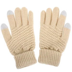 1 Pair of Winter Gloves Touch Screen Warm Gloves Cycling Gloves Cold Weather - Picture 1 of 10