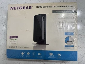NETGEAR N300 Wifi Router 2 in 1 Cable Modem Router New And Sealed - Picture 1 of 6
