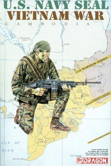 Dragon Models 1607 1/16 USN Seal Soldier Vietnam War (Re-Issue) - Image 1 of 1